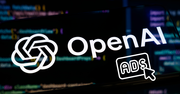 Sponsored product card inside an AI chat interface — OpenAI ads